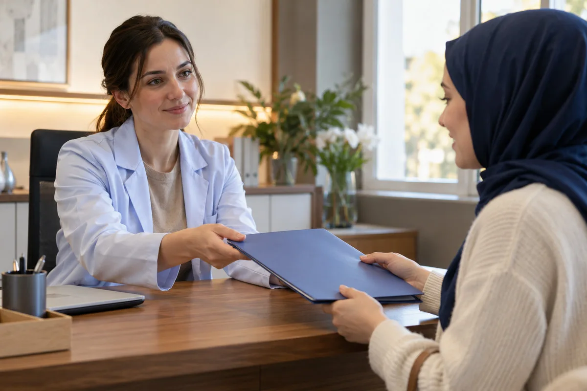 خطة المتابعة بعد الفحص الأول